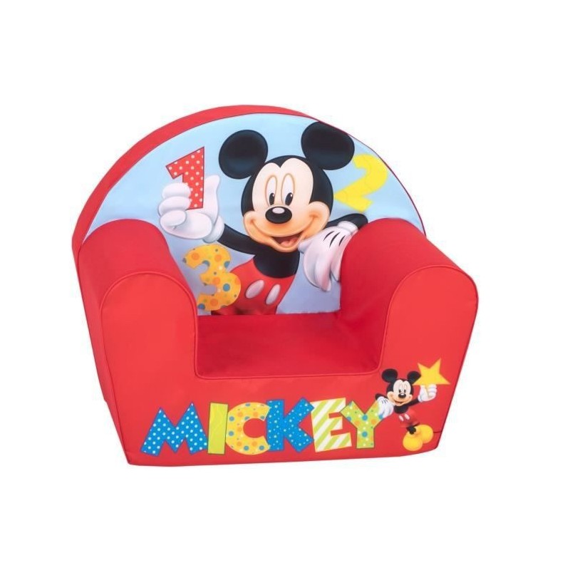 MICKEY Fauteuil Club Bébé Rouge -Disney Baby