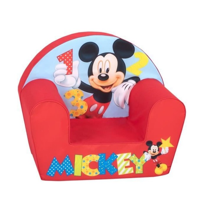 MICKEY Fauteuil Club Bébé Rouge -Disney Baby