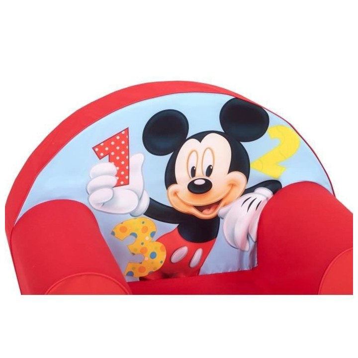 MICKEY Fauteuil Club Bébé Rouge -Disney Baby