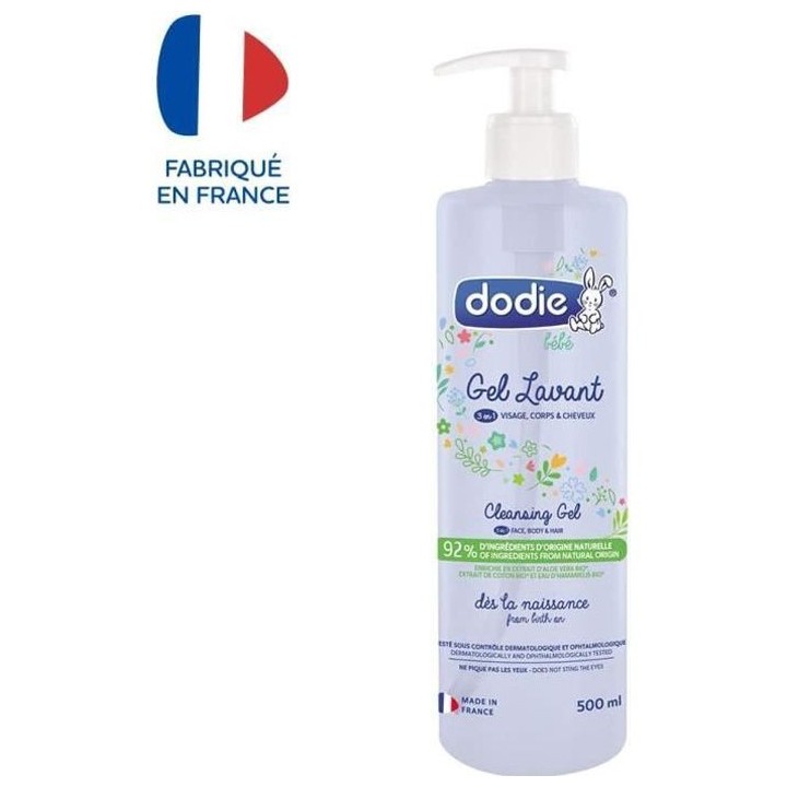 Dodie Hygiene & Soin Gel Lavant 3 en 1 500ml