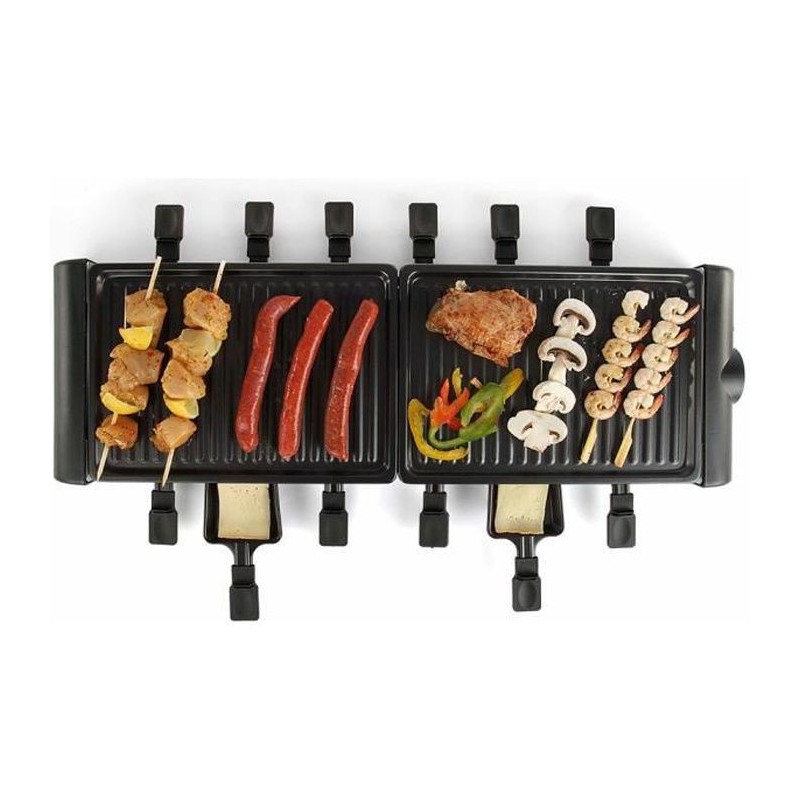 LIVOO DOC185 Appareil a raclette 12 personnes - Noir