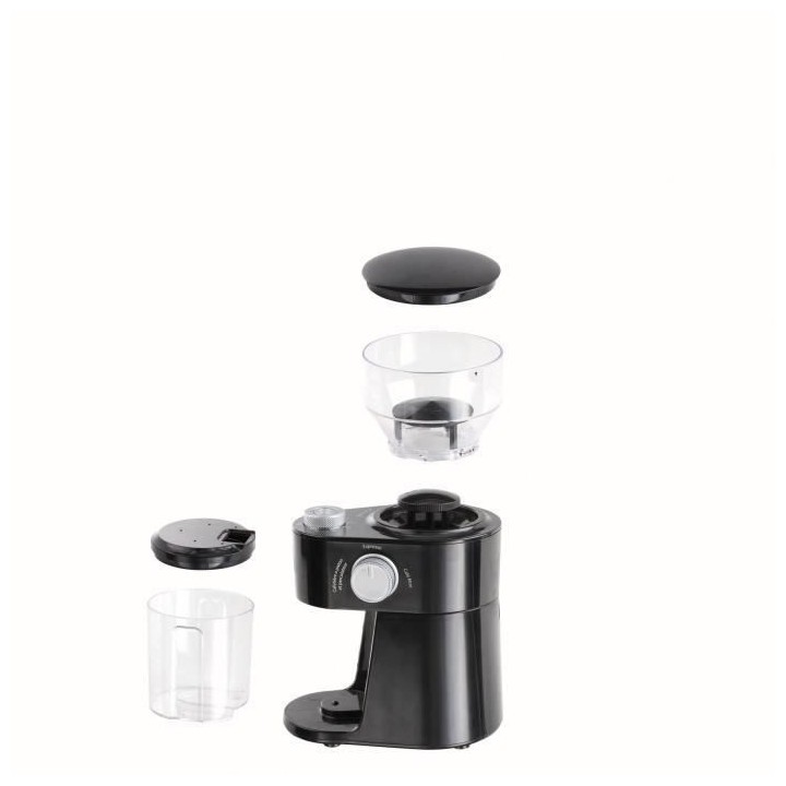 DOMOCLIP DOD158 Moulin a café électrique - Noir