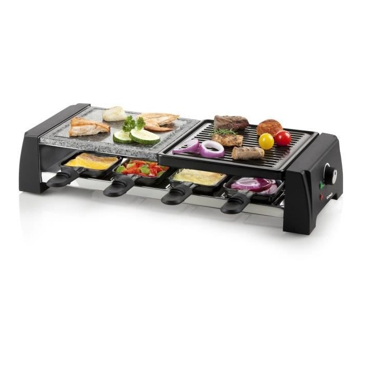 Raclette - Grill - Pierre a cuire DOMO - 8 personnes DO9190G