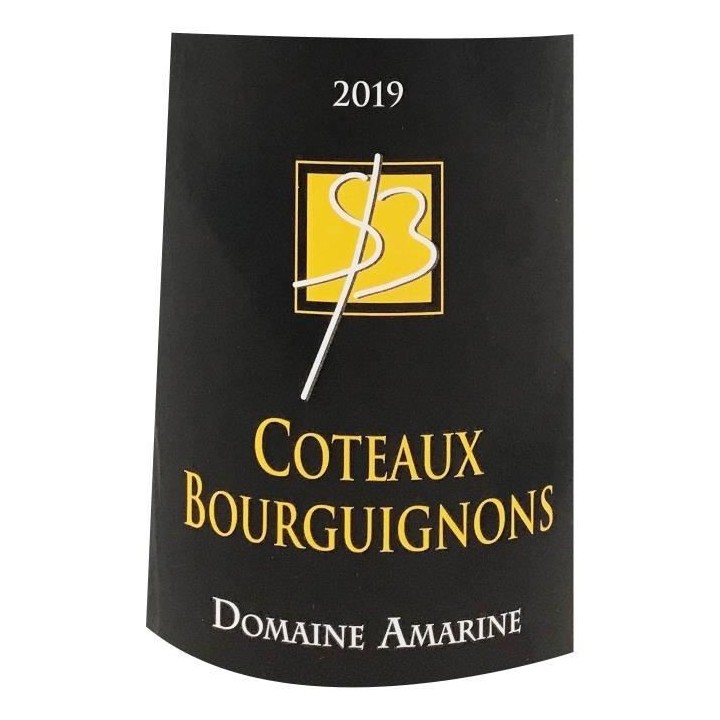 Domaine Amarine 2019 Coteaux Bourguignons - Vin rouge de Bourgogne