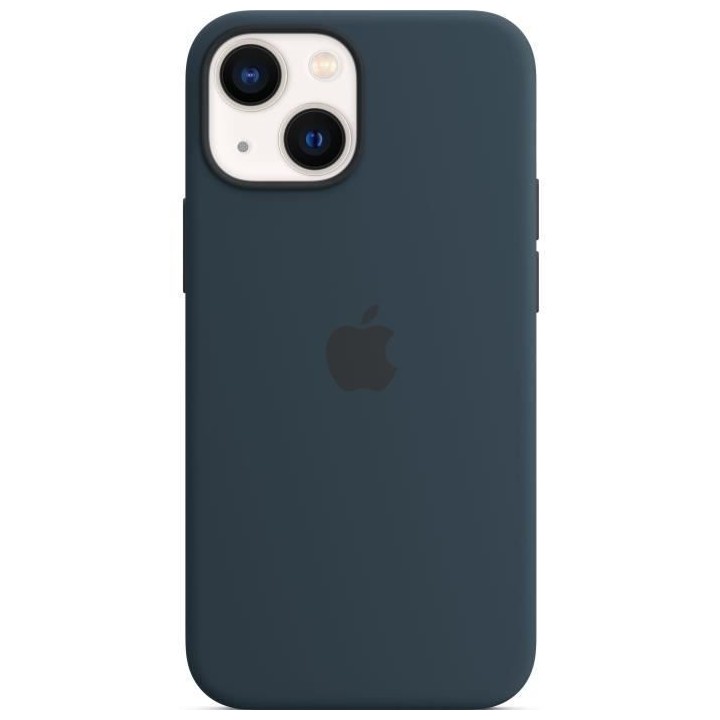 APPLE Coque Silicone pour iPhone 13 mini avec MagSafe - Abyss Blue