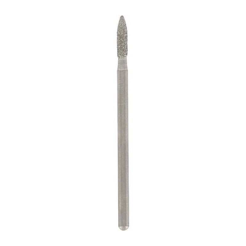 Lot de 2 pointes Diamant DREMEL 7144 (Bout pointu, Diametre de travail 2,4mm, Pour Gravure et Sculpture)