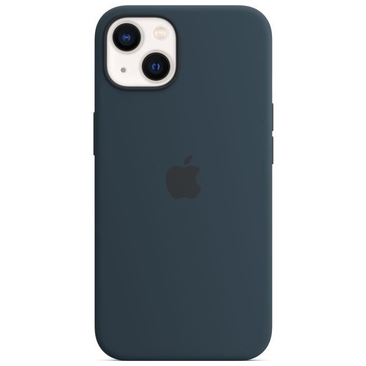 APPLE Coque Silicone pour iPhone 13 avec MagSafe - Abyss Blue