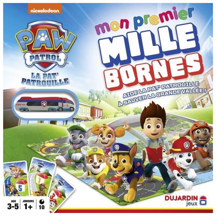 jeu de carte - Mille Bornes Pat Patrouille