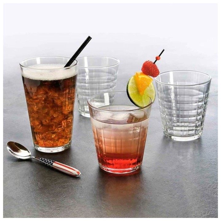 DURALEX - Prisme Transparent - Gobelet 22 cl - verre trempé