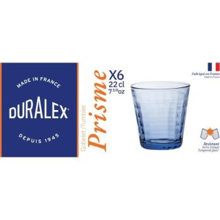 DURALEX - Prisme Marine - Gobelet 22 cl - verre trempé
