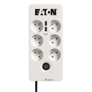 Multiprise/Parafoudre - EATON Protection Box 6 USB FR - PB6UF - 6 pris