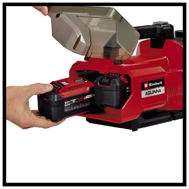 Pompe d'arrosage AQUINNA + Starter Kit 2x3,0Ah Double Chargeur - Power