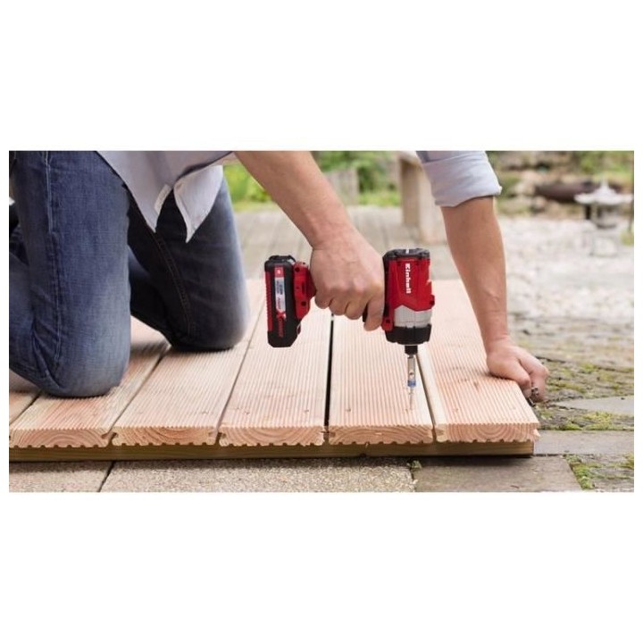 Einhell Perceuse a percussion sans fil TE-CI 18 Li Brushless-Solo 18V