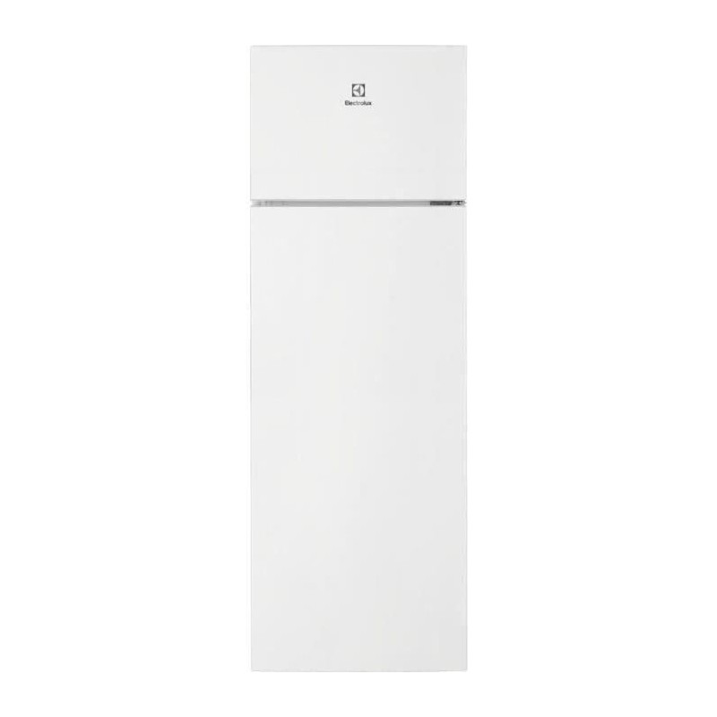 ELECTROLUX LTB1AF28W0 - Réfrigérateur congélateur haut - 281L (240+41) - Froid statique - L55,1cm x H 161cm - Blanc