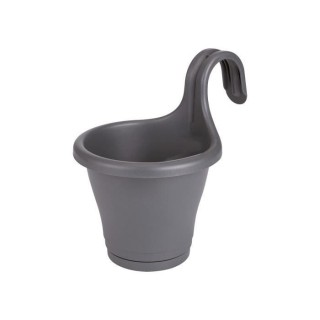 ELHO Jardiniere de balcon Corsica Simple - Gris anthracite - Extérieu
