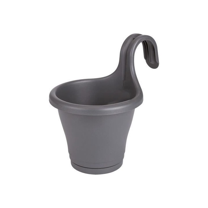 ELHO Jardiniere de balcon Corsica Simple - Gris anthracite - Extérieu