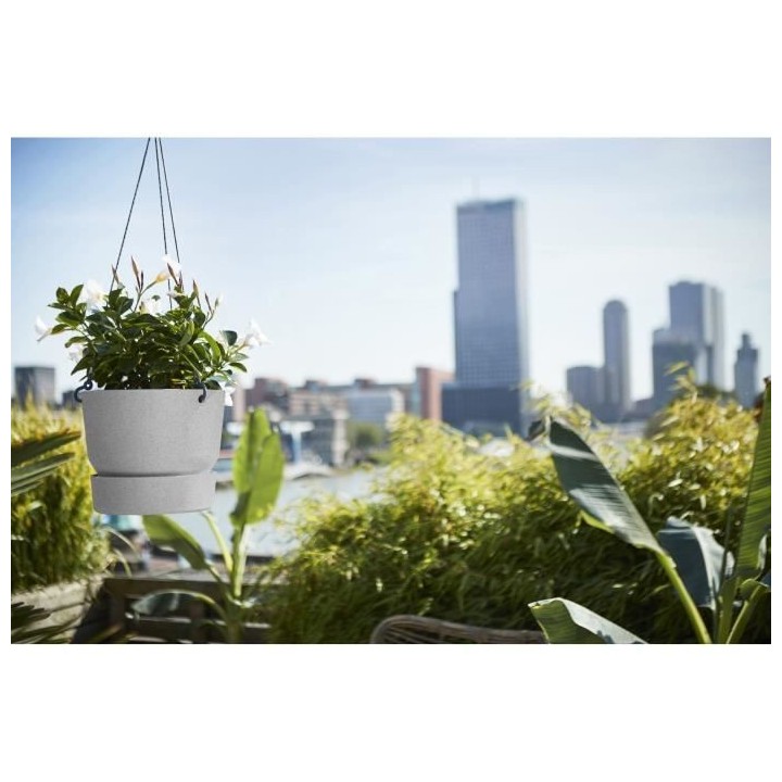 ELHO Pot de fleurs a suspendre Greenville 24 - Extérieur - Ø 23,9 x