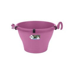 ELHO Pot de fleurs a suspendre Corsica 30 - Violet vif - Extérieur & Balcon - Ø 29,4 x H 21,1 cm