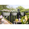 ELHO - Pot de fleurs - Vibia Campana Easy Hanger Small - Blanc Soie - Balcon extérieur - L 24.1 x W 20.5 x H 26.5 cm