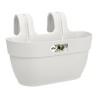 ELHO - Pot de fleurs - Vibia Campana Easy Hanger Medium - Blanc Soie - Balcon extérieur - L 24.1 x W 36 x H 26.5 cm