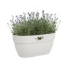 ELHO - Pot de fleurs - Vibia Campana Easy Hanger Medium - Blanc Soie - Balcon extérieur - L 24.1 x W 36 x H 26.5 cm