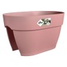 ELHO - Pot de fleurs - Vibia Campana Flower Bridge 40 - Rose Poussiere - Balcon extérieur - L 26 x W 39 x H 22 cm