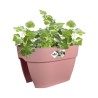 ELHO - Pot de fleurs - Vibia Campana Flower Bridge 40 - Rose Poussiere - Balcon extérieur - L 26 x W 39 x H 22 cm