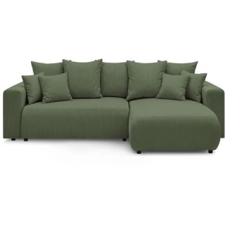 BOBOCHIC - Canape d'angle convertible réversible ELVI - 4 places - 28