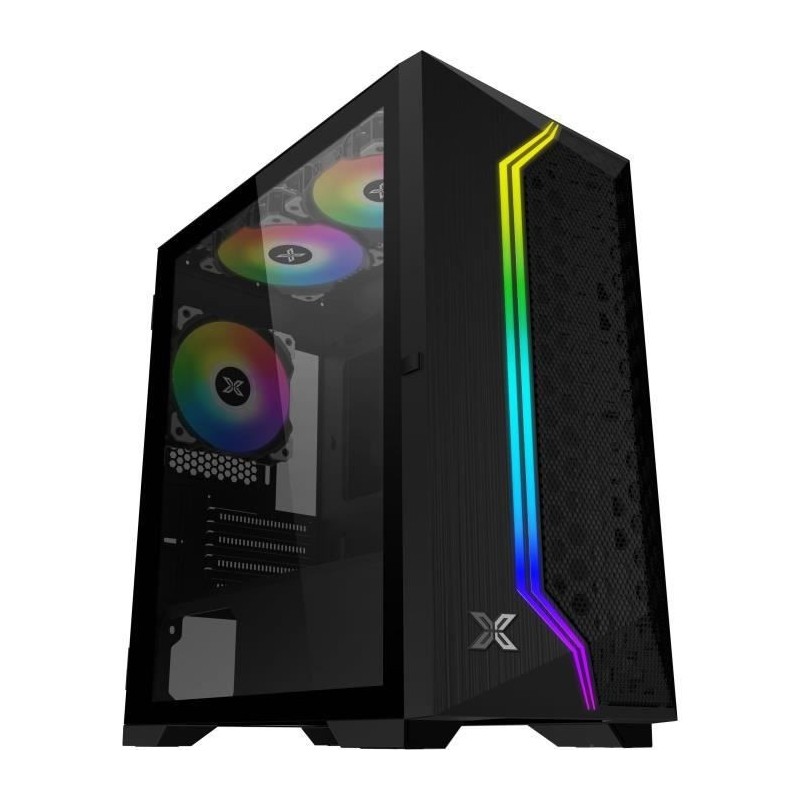 XIGMATEK - Gemini II RGB - Boîtier PC - Mini Tour - Noir (EN48649)