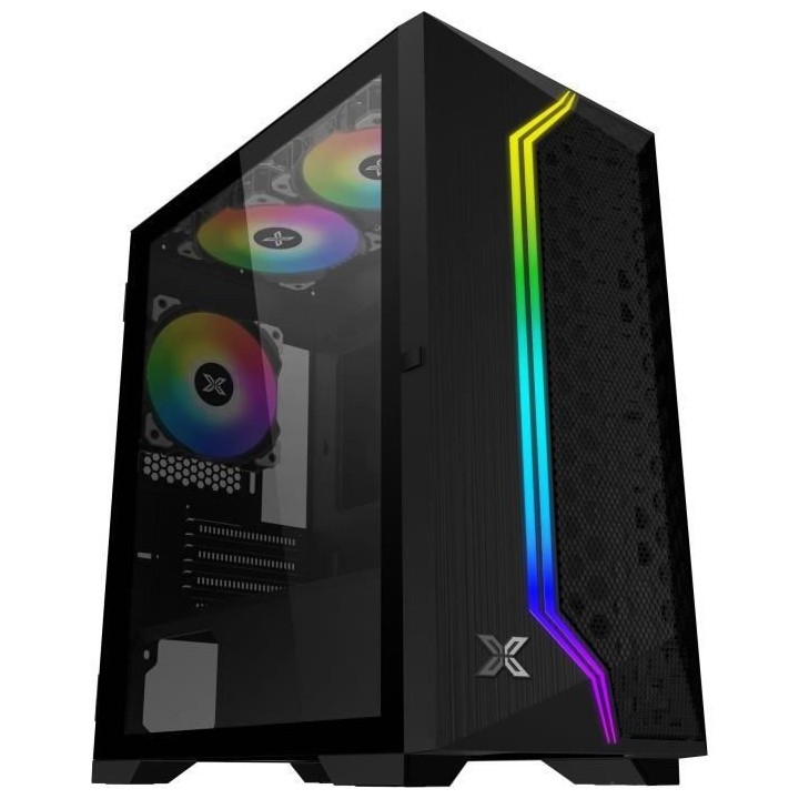 XIGMATEK - Gemini II RGB - Boîtier PC - Mini Tour - Noir (EN48649)