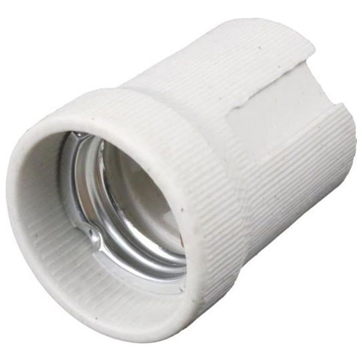 Douille E27 a vis en porcelaine ZENITECH