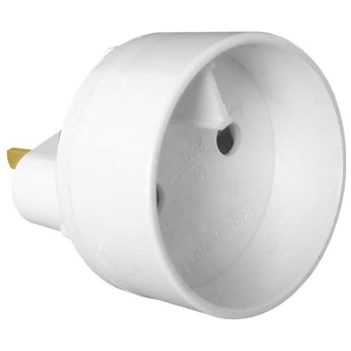 Adaptateur Euro vers USA blanc ZENITECH