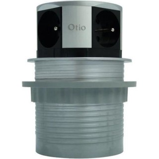 OTIO Bloc escamotable compact multiprise 4 prises 16A
