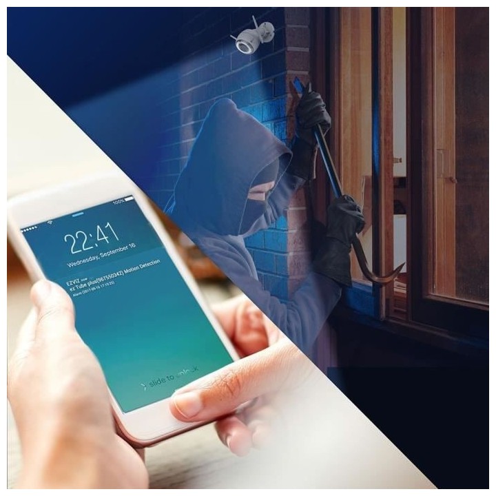 EZVIZ C3W 720p Caméra surveillance extérieure WiFi - HD sans fil