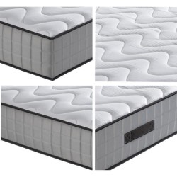 Matelas - Ressorts - 140 x 190 cm - HOTEL ROYAL - Ferme - 27 cm