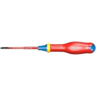 Tournevis Slim isolé 1000V empreinte Prozidriv BORNEO FACOM - ATDB1X1