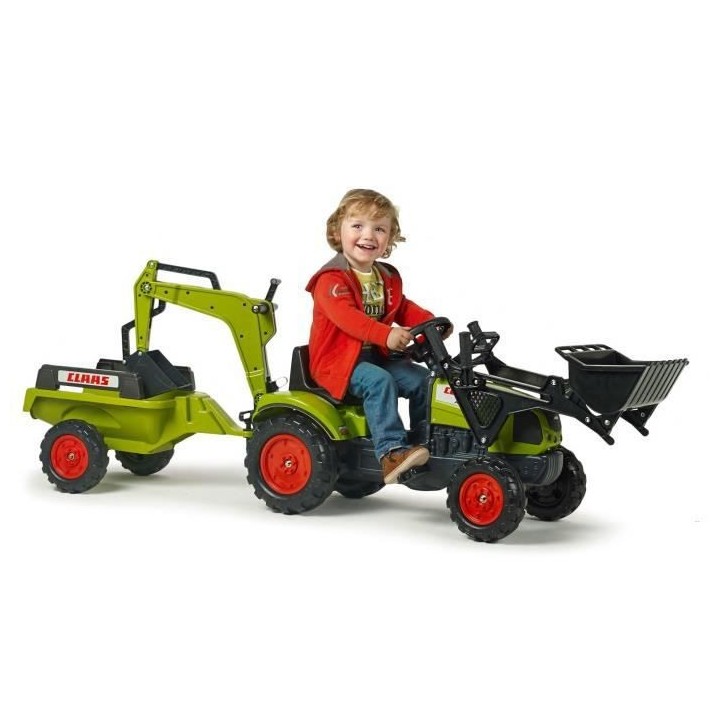 CLAAS Tractopelle a pédales Arion 410 avec excavatrice