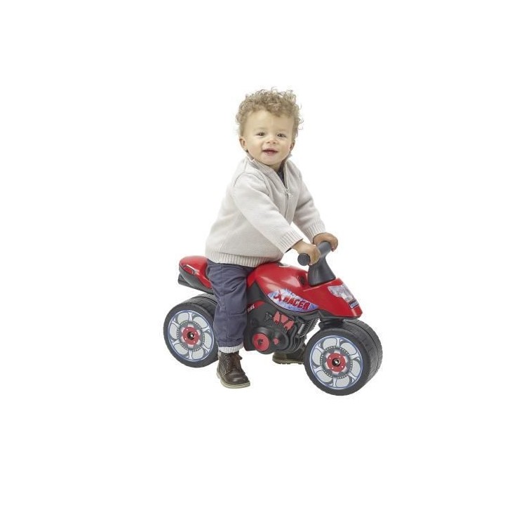 FALK Porteur Baby Moto X Racer - Rouge