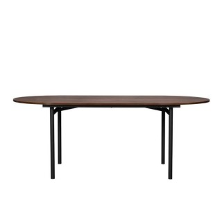 Table a manger - Contemporain - Bois et métal - LODGE - L 200 x P 95