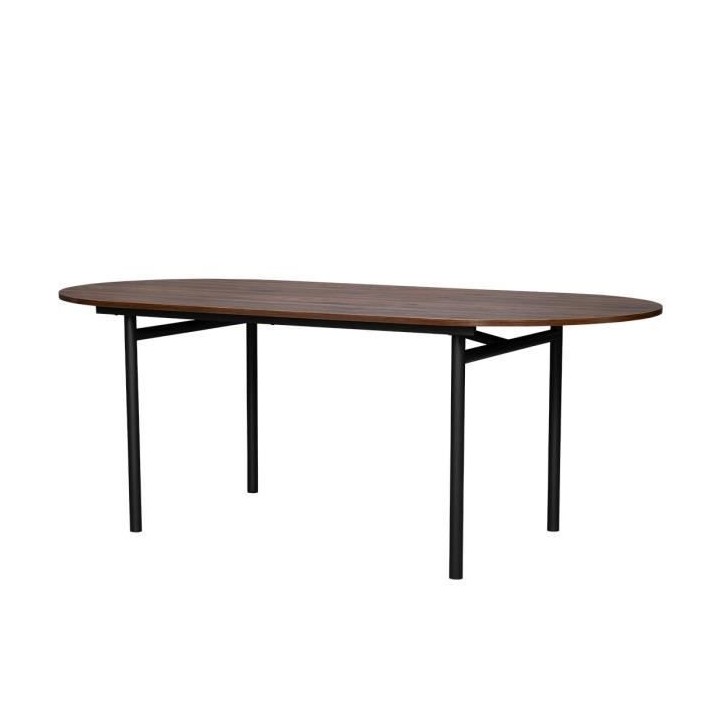 Table a manger - Contemporain - Bois et métal - LODGE - L 200 x P 95