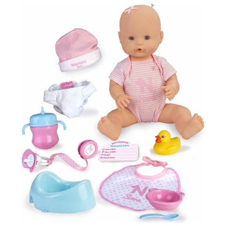 NENUCO - Sara - 11 fonctions - poupon 42 cm