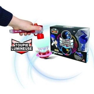 INFINITY NADO – TOUPIE LUMINEUSE AVEC LANCEUR FIERY DRAGON - Nouvell