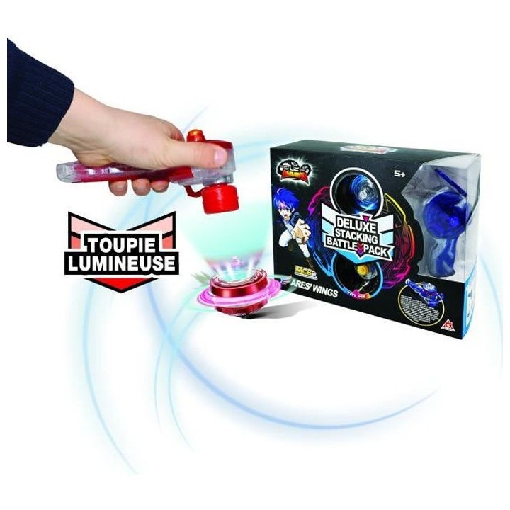 INFINITY NADO – TOUPIE LUMINEUSE AVEC LANCEUR FIERY DRAGON - Nouvell
