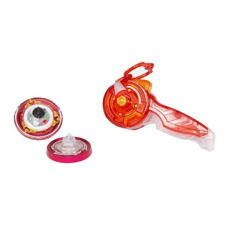 INFINITY NADO – TOUPIE LUMINEUSE AVEC LANCEUR FIERY DRAGON - Nouvell