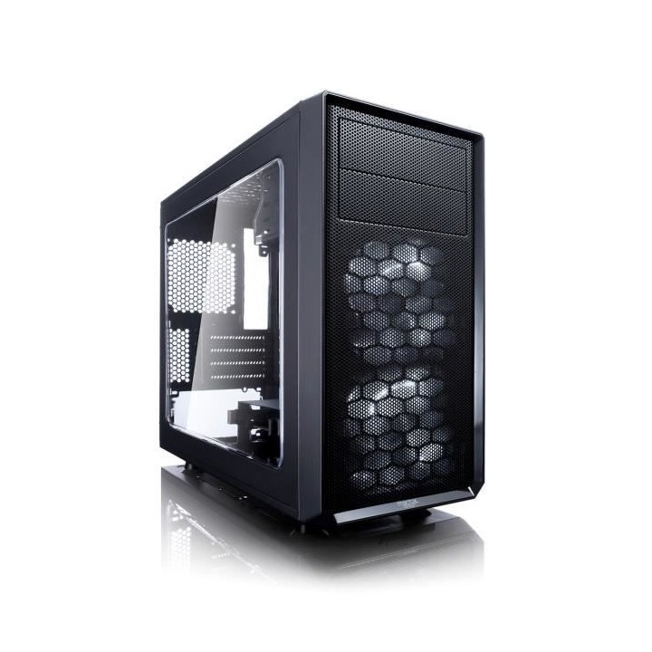 FRACTAL DESIGN BOITIER PC Focus G Mini - Noir - Verre trempé - Format