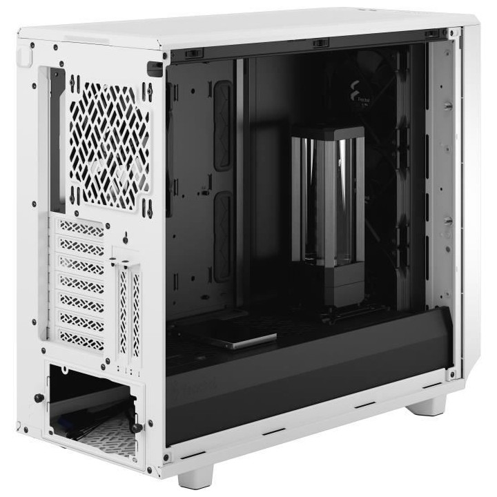 FRACTAL DESIGN BOITIER PC Meshify 2 - Blanc - Verre trempé - Format E
