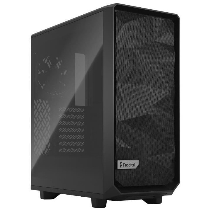 FRACTAL DESIGN - Boîtier PC Meshify 2 Compact Noir Panneau Verre Trem