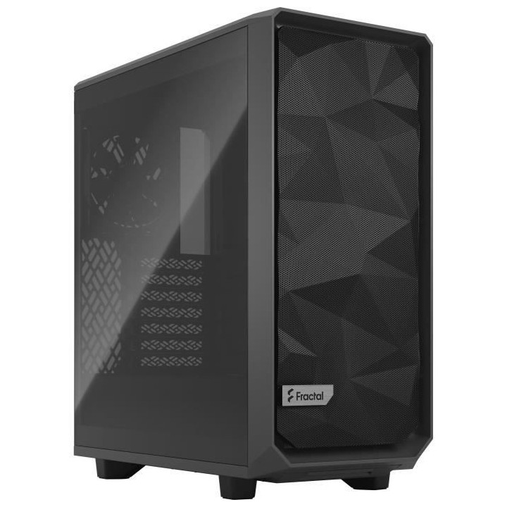 FRACTAL DESIGN - Boîtier PC Meshify 2 Compact Gris Panneau Verre Trem