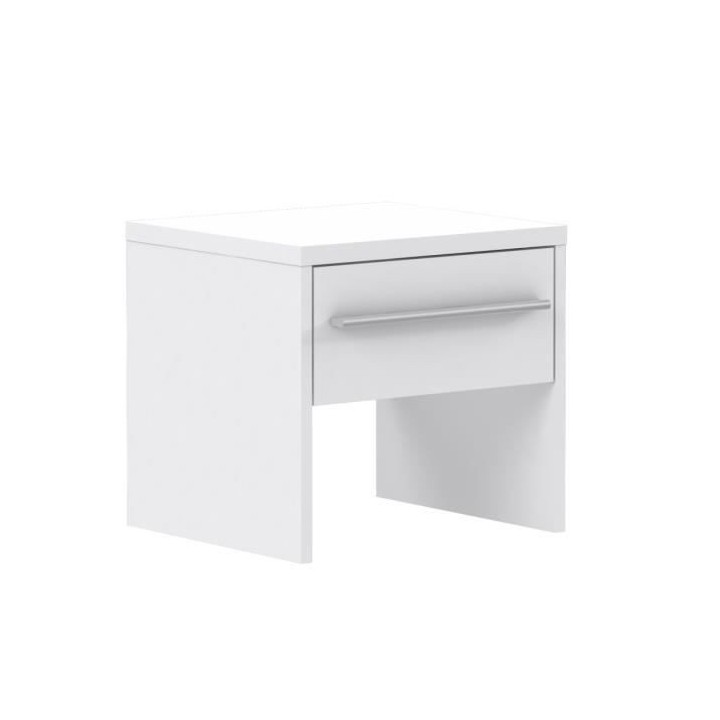 PEHMEA Chevet contemporain blanc - L 38,5 cm