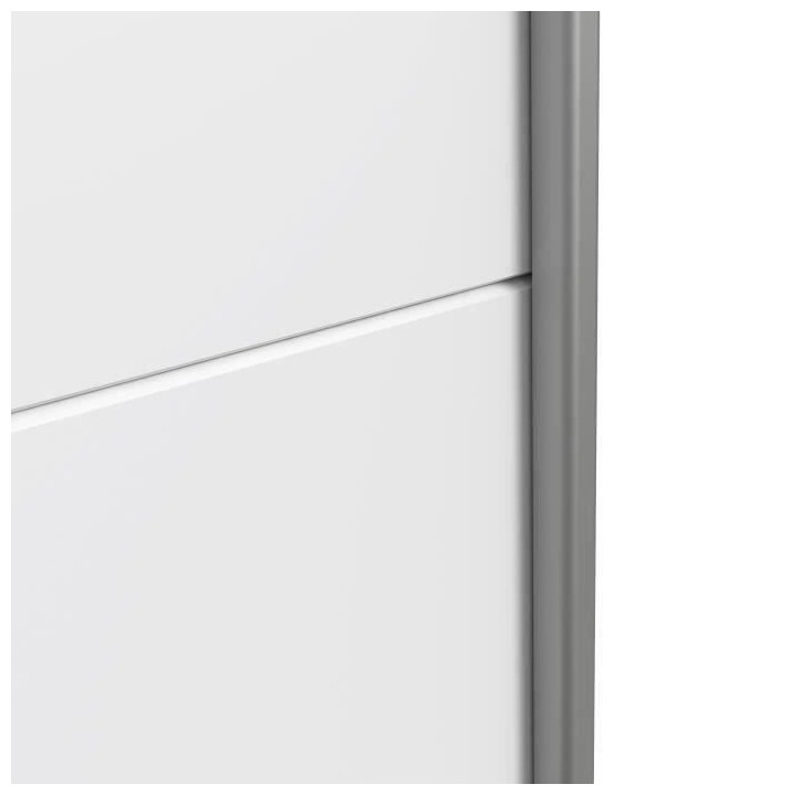 Armoire 2 portes coulissantes - Panneaux de particules - Blanc - L 170